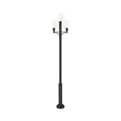 Laurent Outdoor Mounted Post Light in Detail.