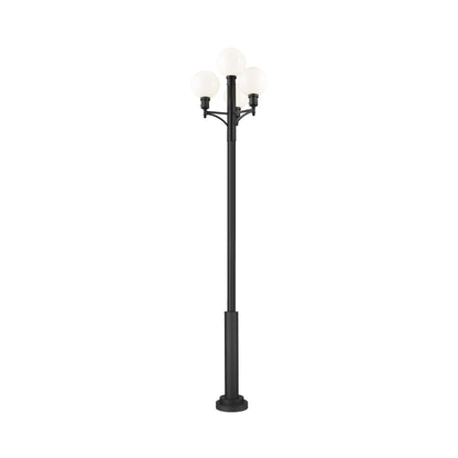 Laurent Outdoor Mounted Post Light in Detail.