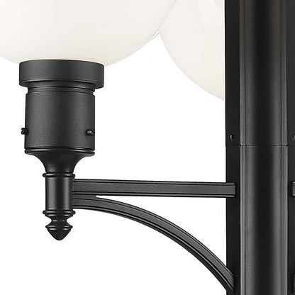 Laurent Outdoor Mounted Post Light in Detail.