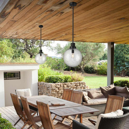 Laurent Outdoor Pendant Light in Outside Area.