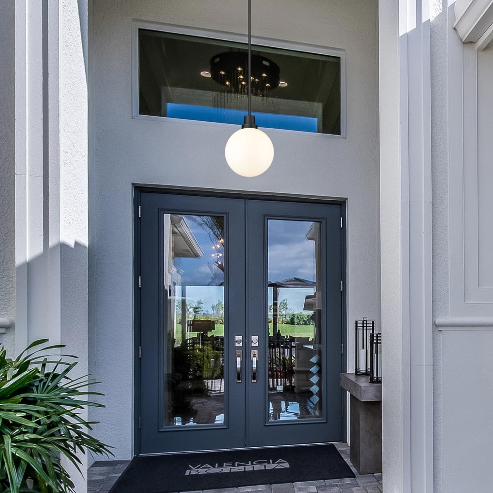 Laurent Outdoor Pendant Light in Outside Area.