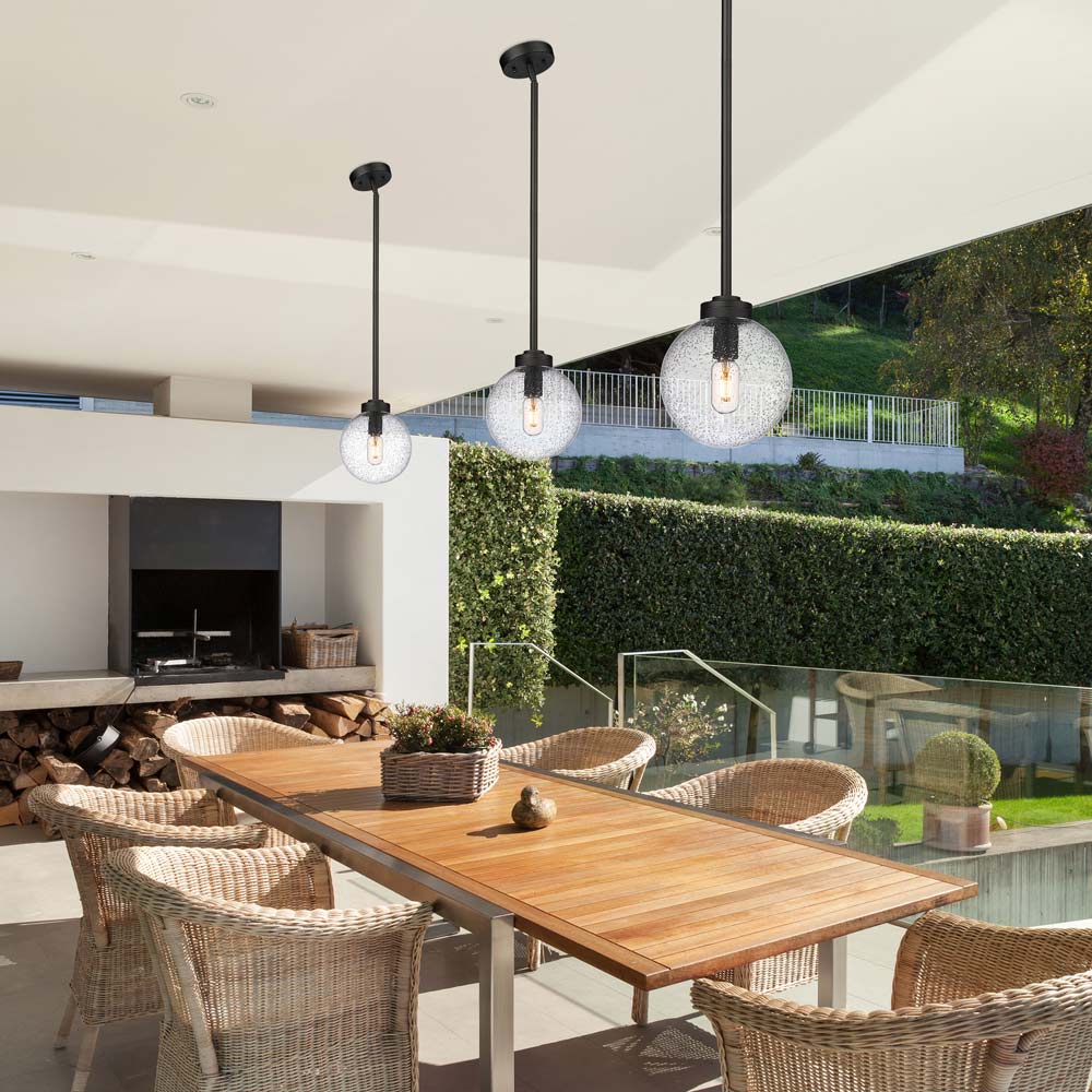 Laurent Outdoor Pendant Light in Outside Area.