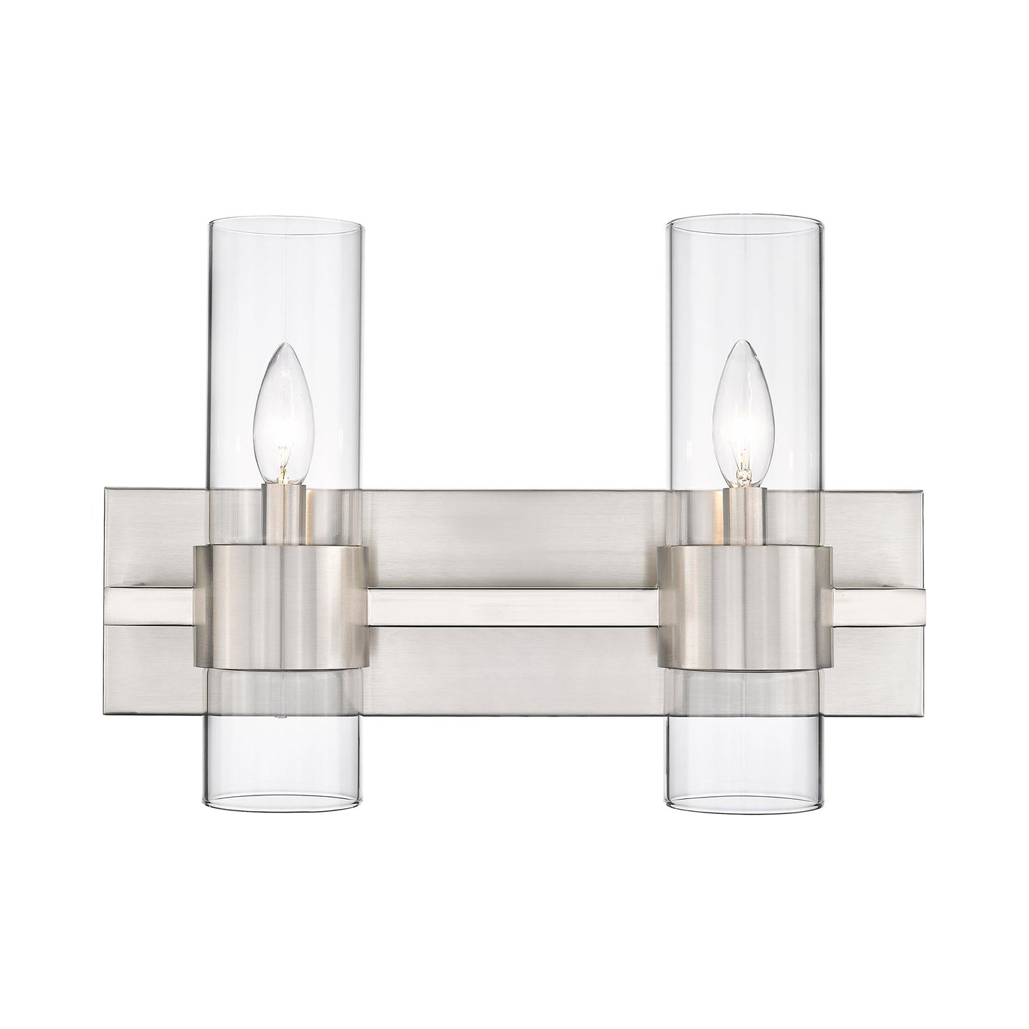 Lawson Bath Vanity Light in Brushed Nickel (2-Light).