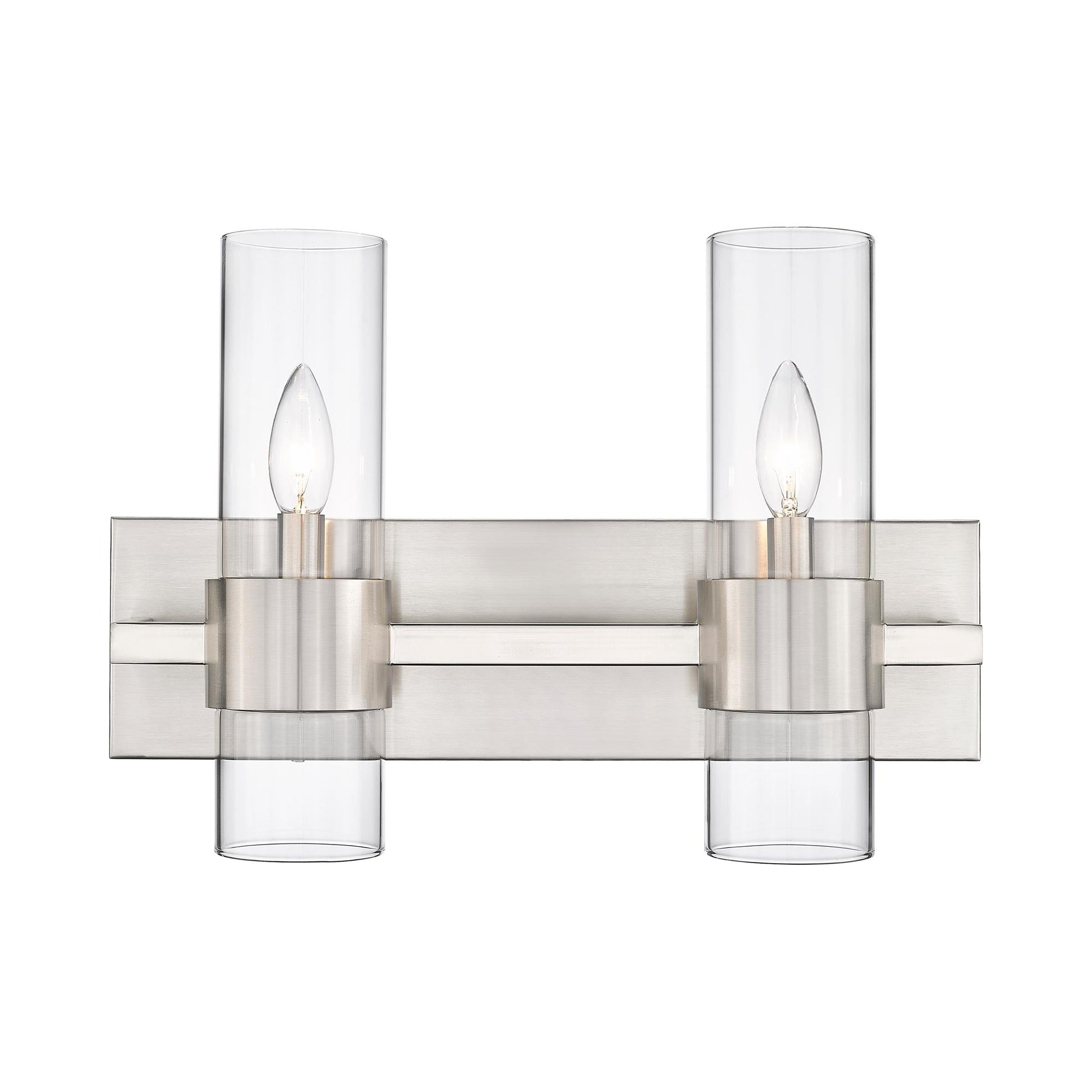 Lawson Bath Vanity Light in Brushed Nickel (2-Light).
