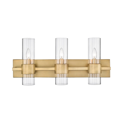 Lawson Bath Vanity Light in Rubbed Brass (3-Light).