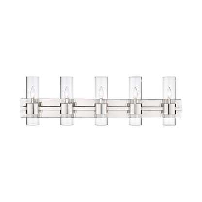 Lawson Bath Vanity Light in Polished Nickel (5-Light).