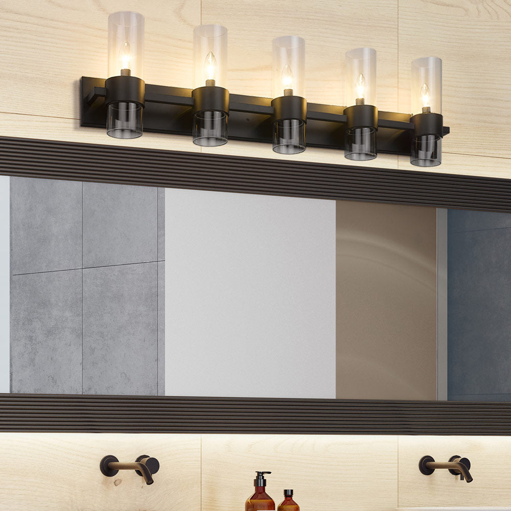 Lawson Bath Vanity Light in bathroom.