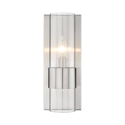 Lawson Bath Wall Light in Brushed Nickel.