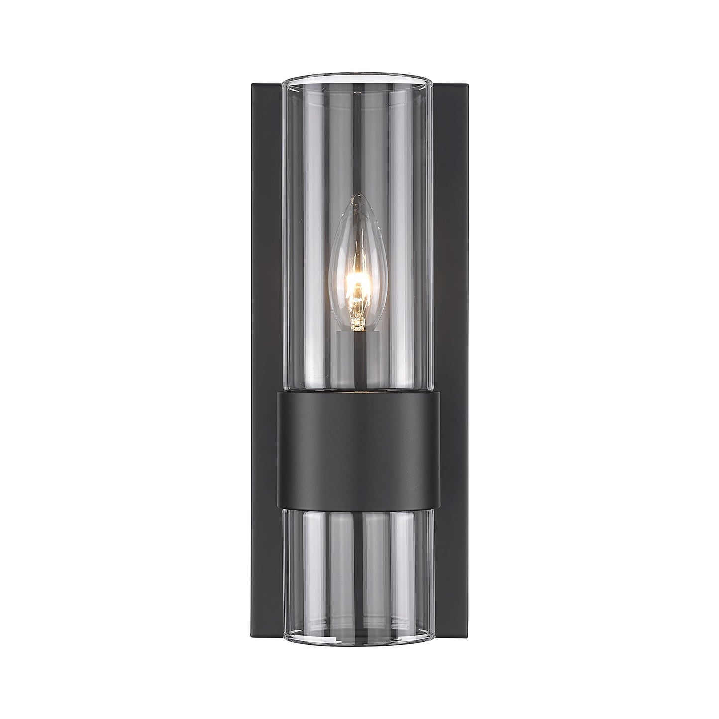 Lawson Bath Wall Light in Matte Black.