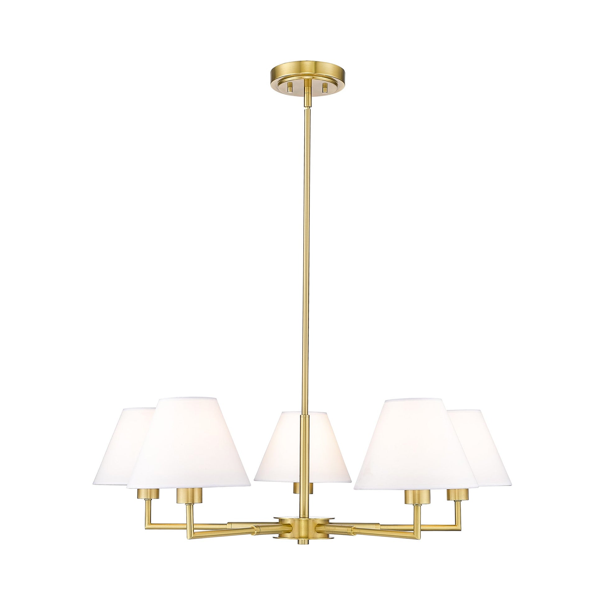 Leila Chandelier in Luxe Gold (34-Inch).