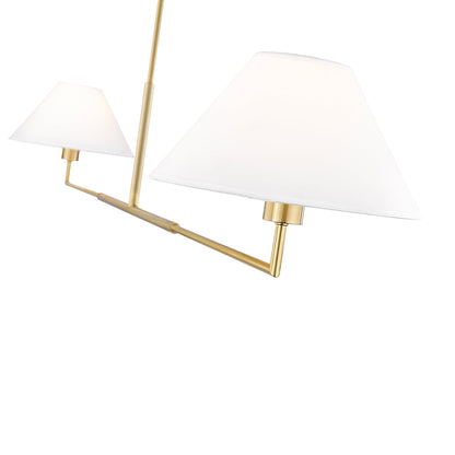 Leila Linear Chandelier in Detail.
