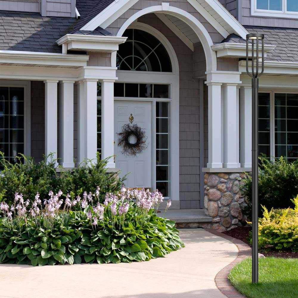 Leland 5009P Outdoor LED Post Light in Outside Area.
