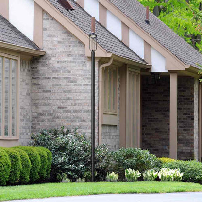 Leland 5009P Outdoor LED Post Light in Outside Area.