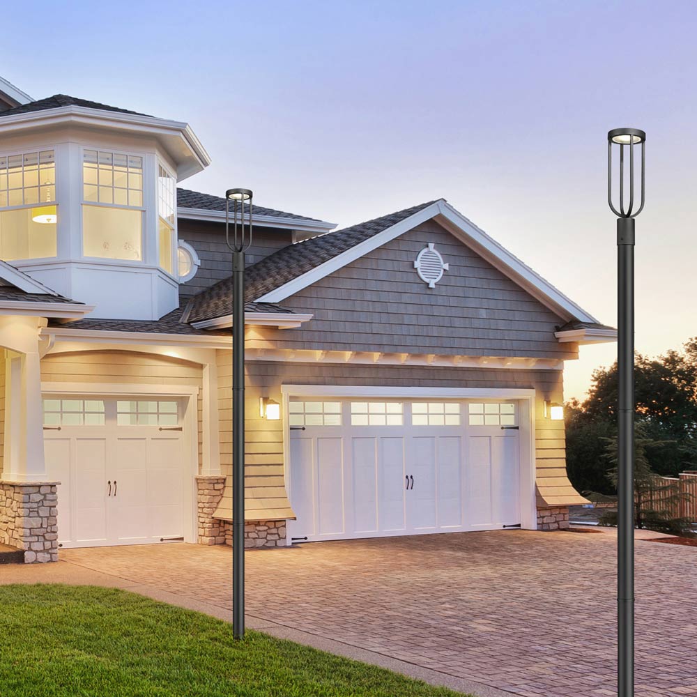 Leland 5009P Outdoor LED Post Light in Outside Area.