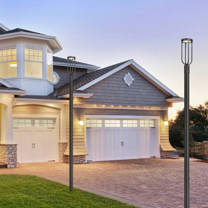 Leland 5009P Outdoor LED Post Light in Outside Area.
