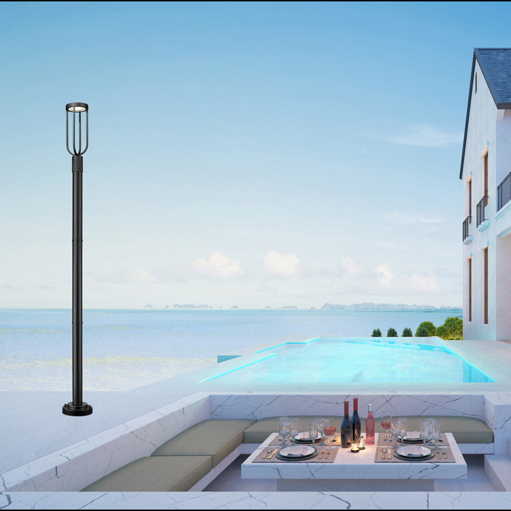 Leland 5012P Outdoor LED Post Light in Outside Area.