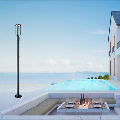 Leland 5012P Outdoor LED Post Light in Outside Area.