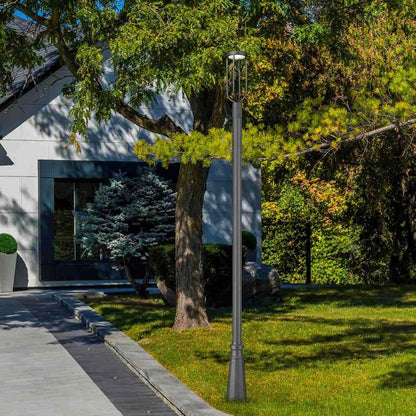 Leland 519P Outdoor LED Post Light in Outside Area.