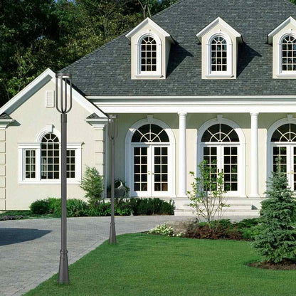 Leland 519P Outdoor LED Post Light in Outside Area.