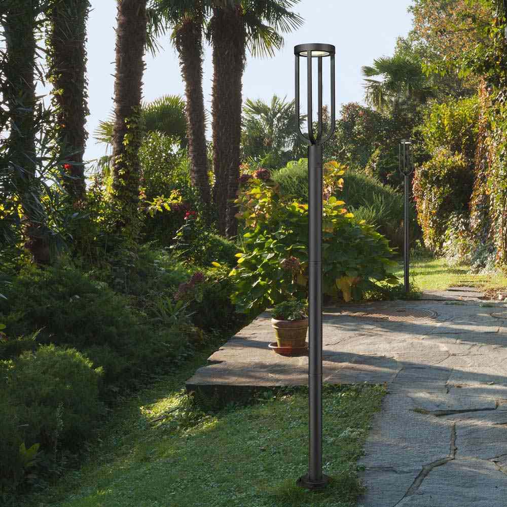 Leland 567P Outdoor LED Post Light in Outside Area.