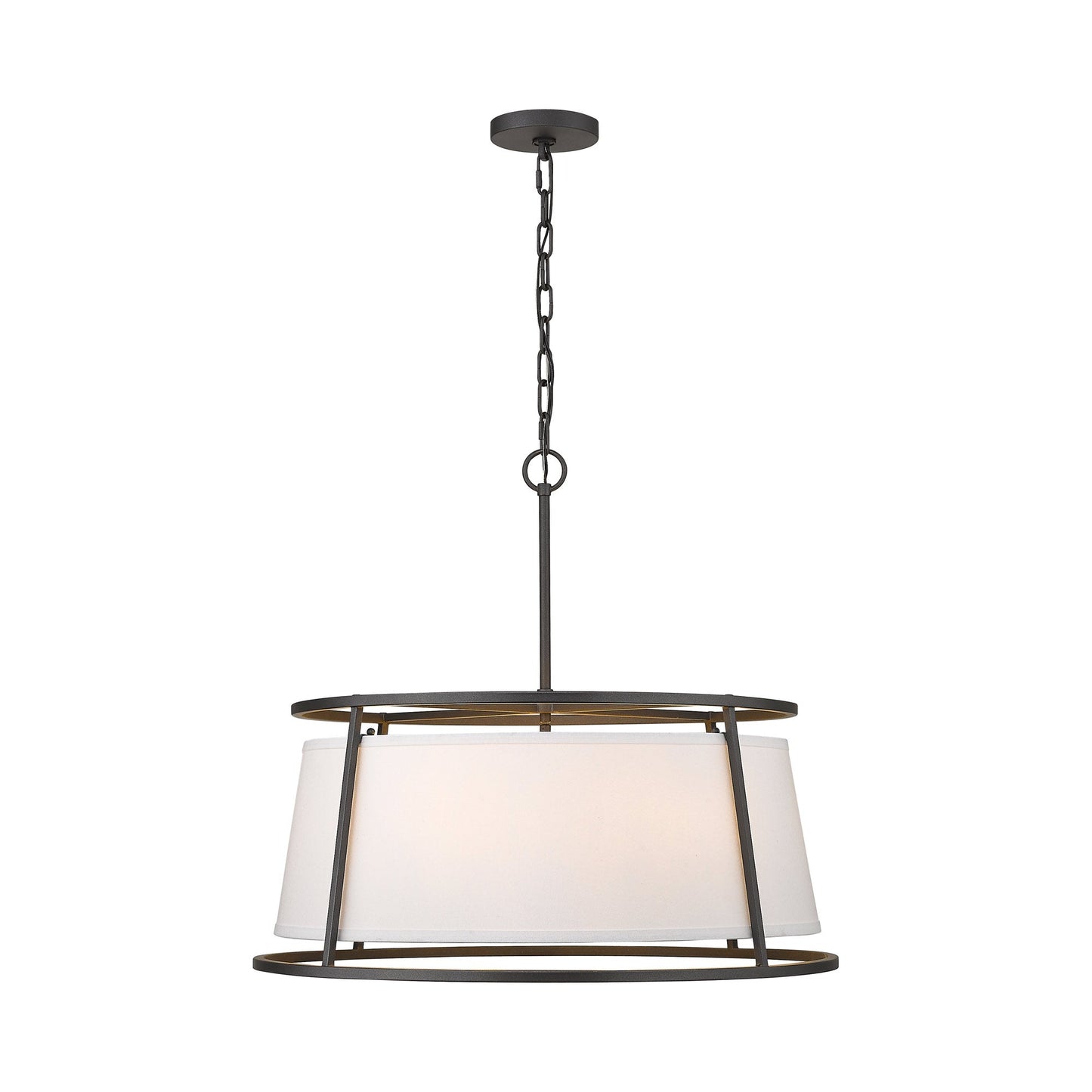 Lenyx Chandelier in Iron Ore (26-Inch).