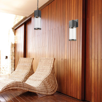 Lestat Outdoor LED Pendant Light in Outside Area.