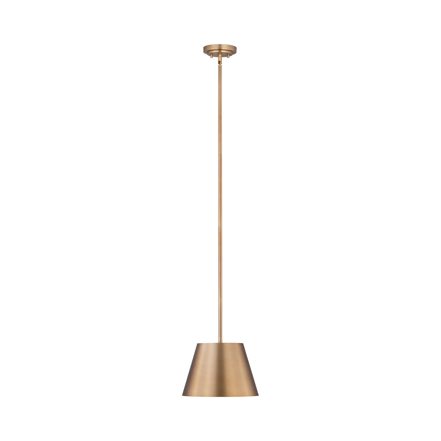 Lilly Pendant Light in Modern Gold (12-Inch).