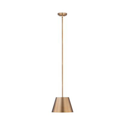 Lilly Pendant Light in Modern Gold (12-Inch).