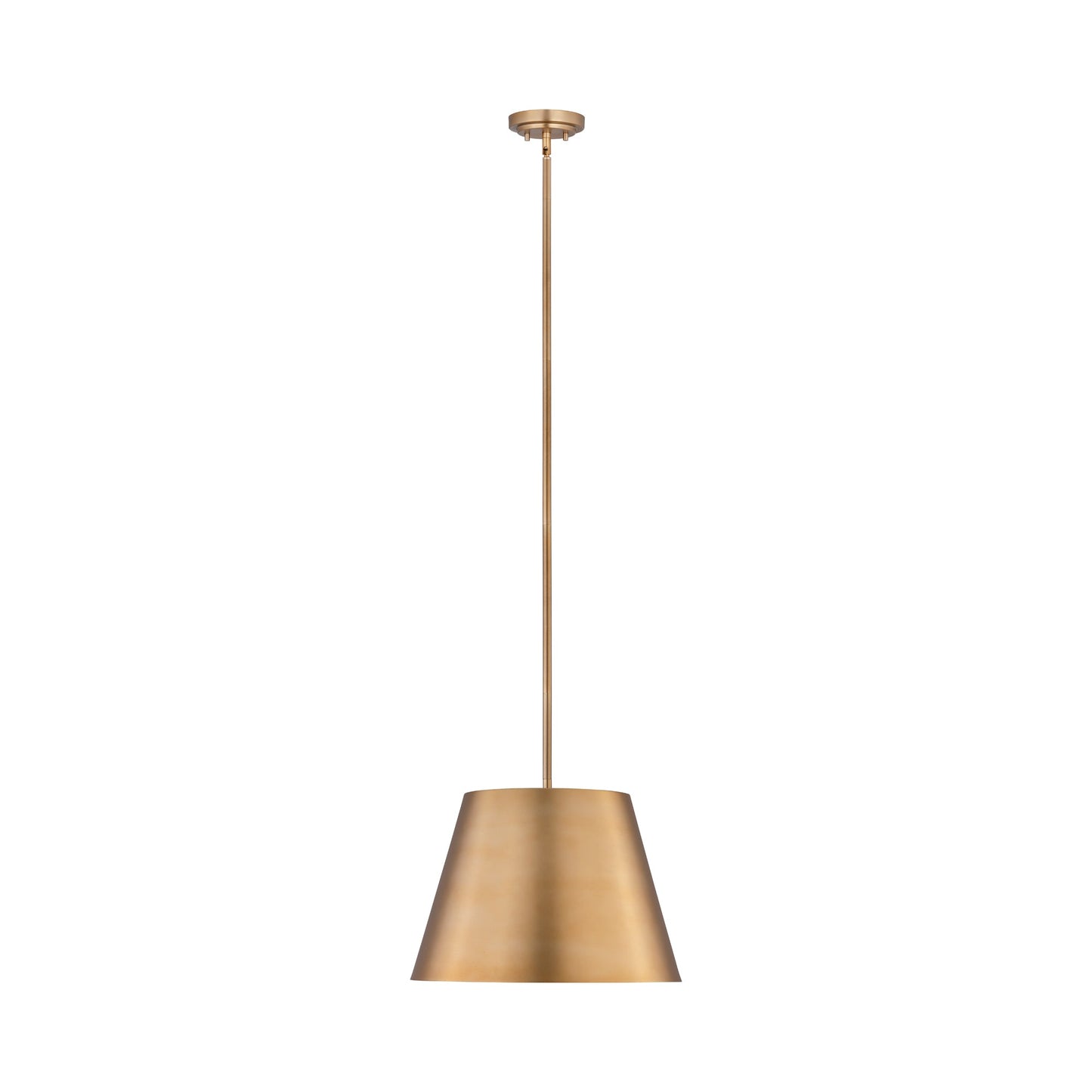 Lilly Pendant Light in Modern Gold (18-Inch).