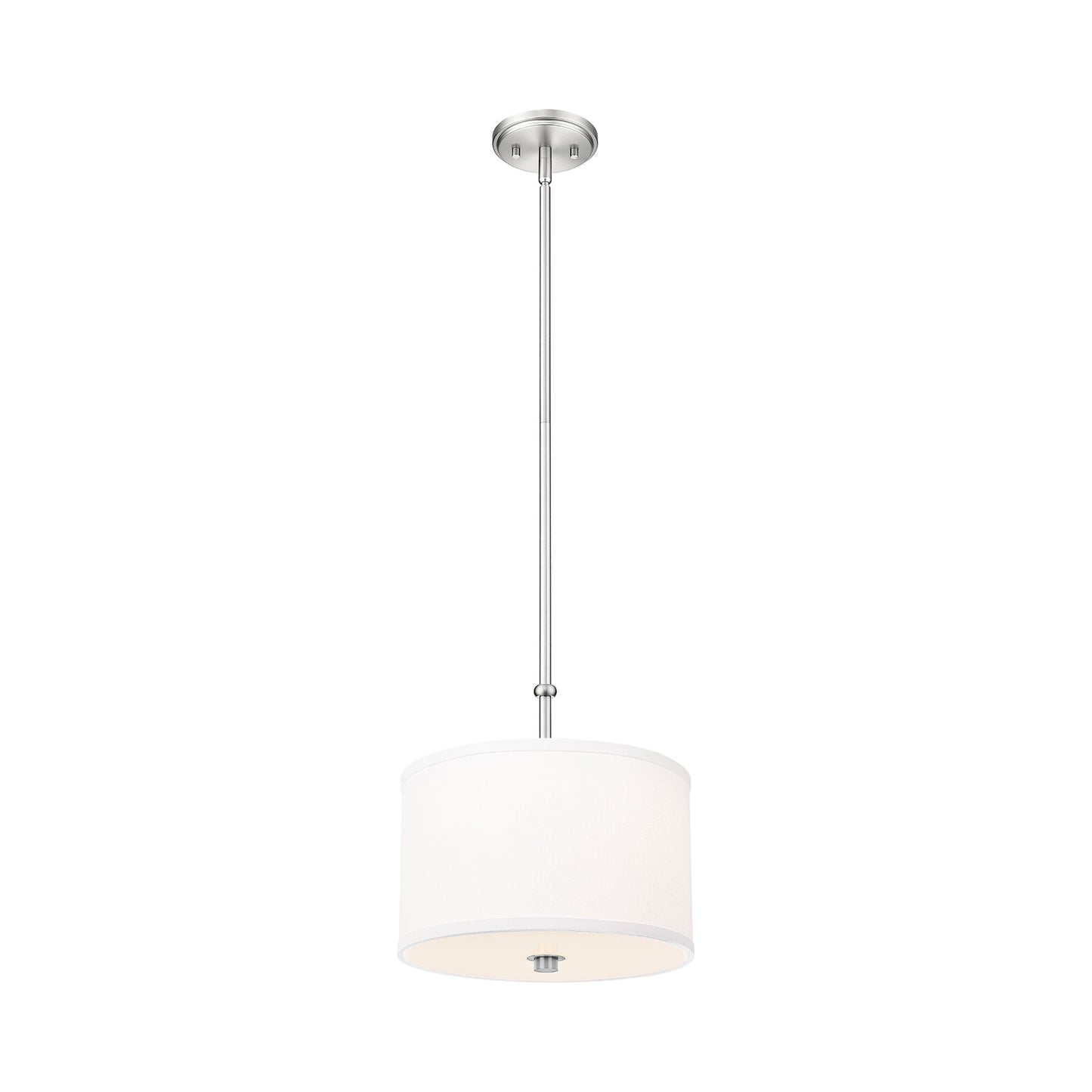 Linden LED Pendant Light in Brushed Nickel (12-Inch).