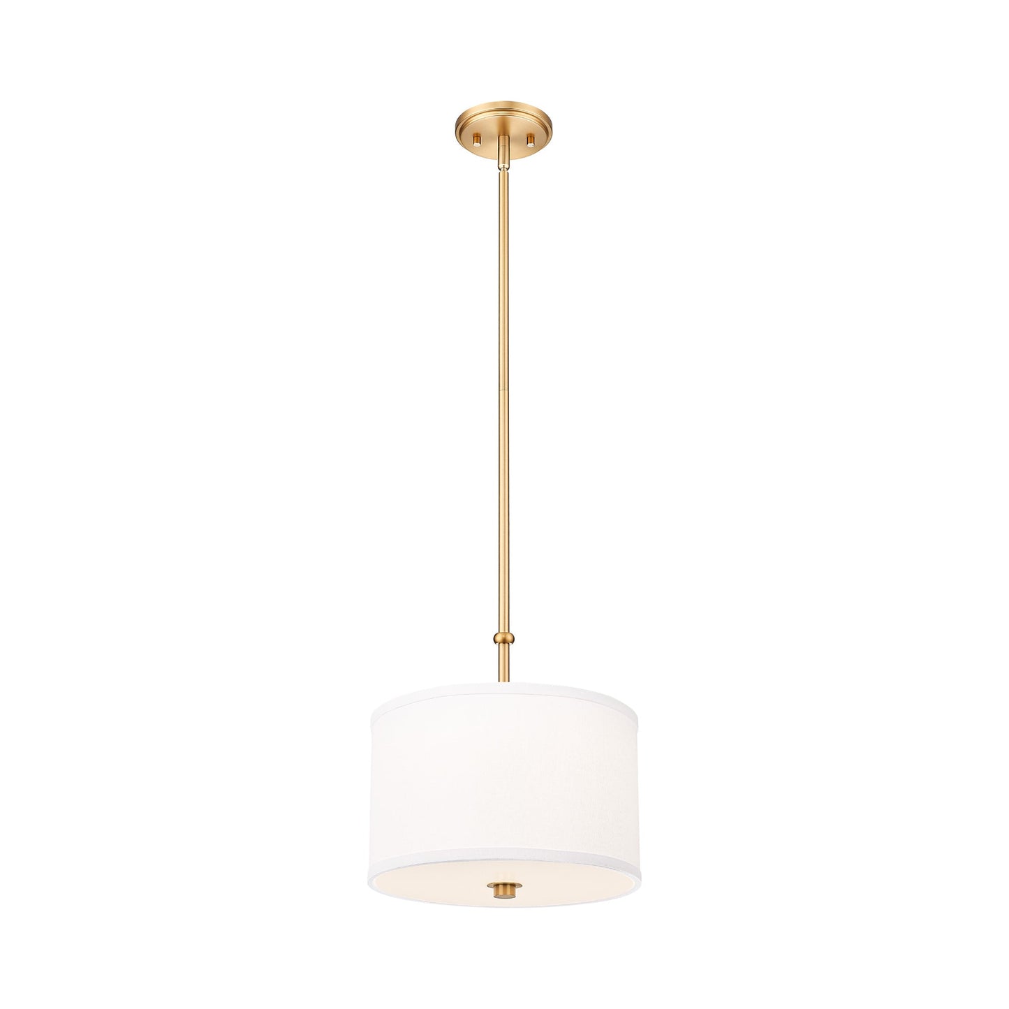 Linden LED Pendant Light in Modern Gold (12-Inch).
