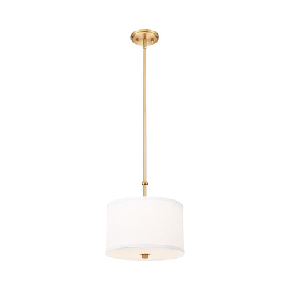Linden LED Pendant Light in Modern Gold (12-Inch).