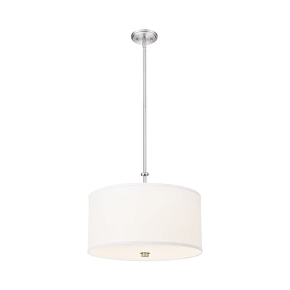 Linden LED Pendant Light in Brushed Nickel (18-Inch).
