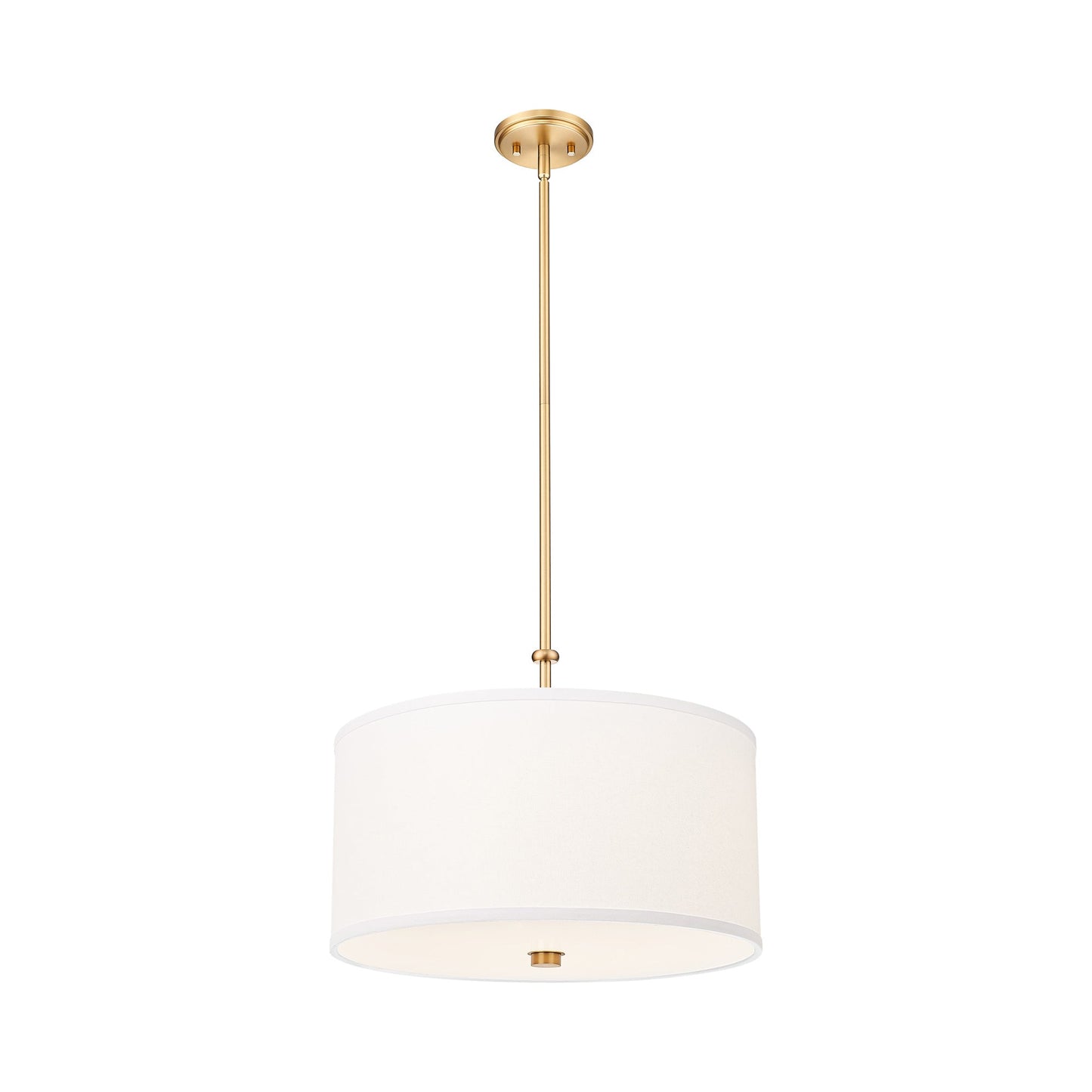 Linden LED Pendant Light in Modern Gold (18-Inch).