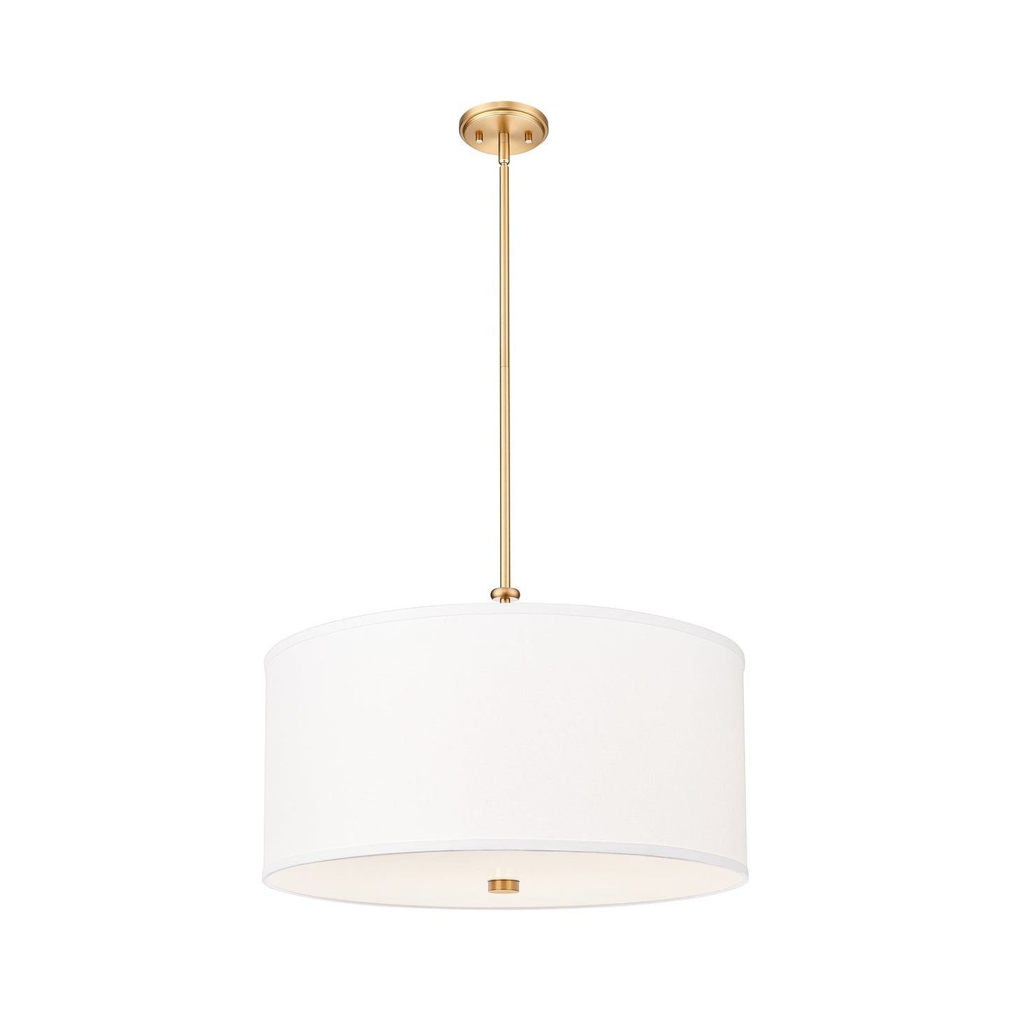 Linden LED Pendant Light in Modern Gold (24-Inch).