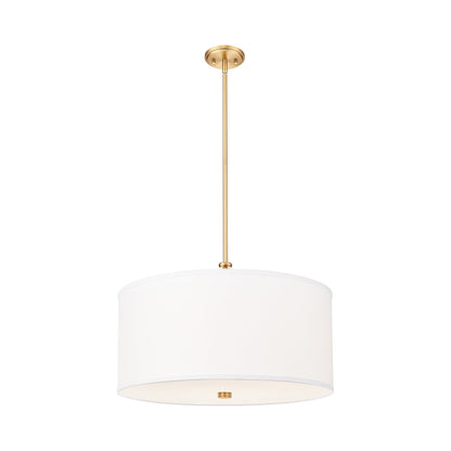 Linden LED Pendant Light in Modern Gold (24-Inch).