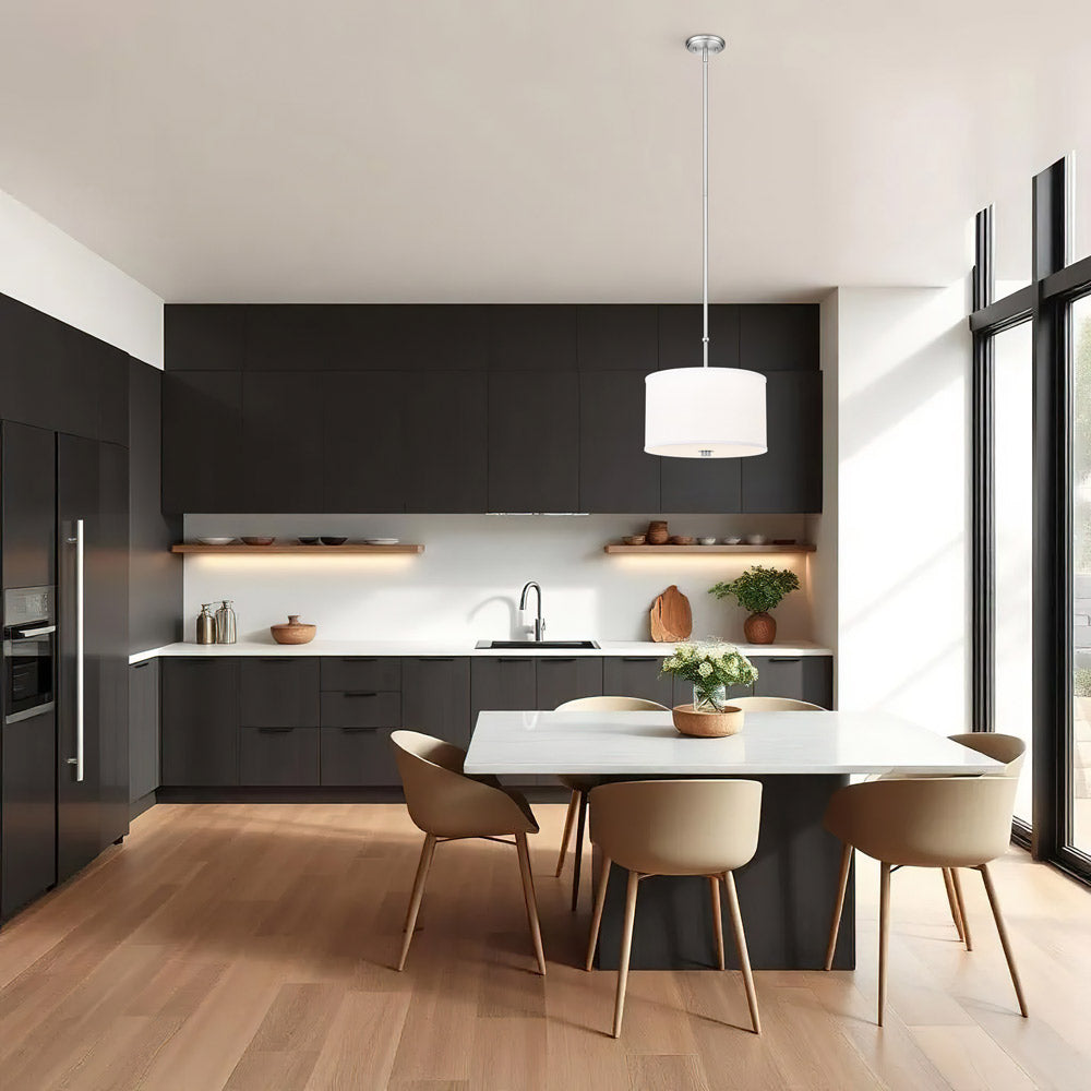 Linden LED Pendant Light in kitchen.