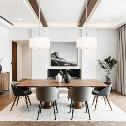 Linden LED Pendant Light in living room.
