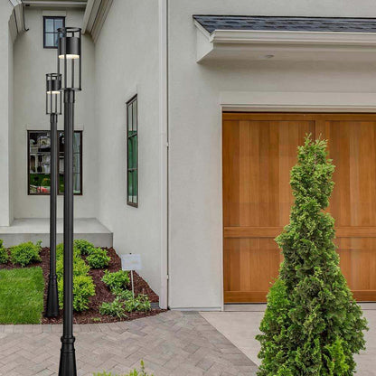 Luca 519P Outdoor LED Post Light in Outside Area.