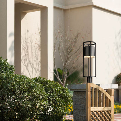 Luca 533PM Outdoor LED Pier Mount Light in Outside Area.