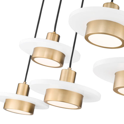 Ludo Linear LED Chandelier in Detail.