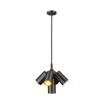 Lumina Chandelier in Matte Black (5-Light).