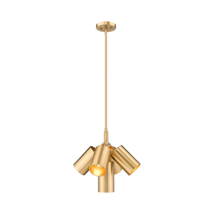 Lumina Chandelier in Modern Gold (5-Light).