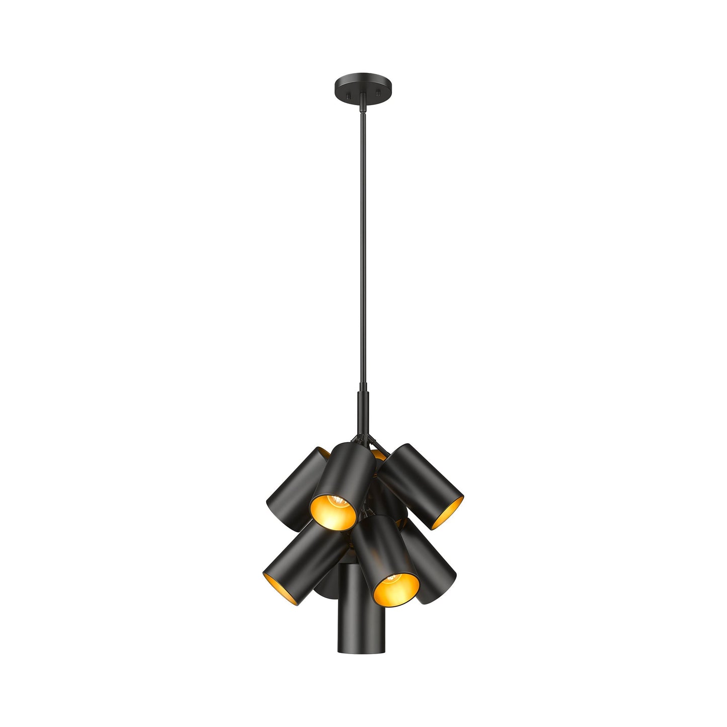 Lumina Chandelier in Matte Black (9-Light).