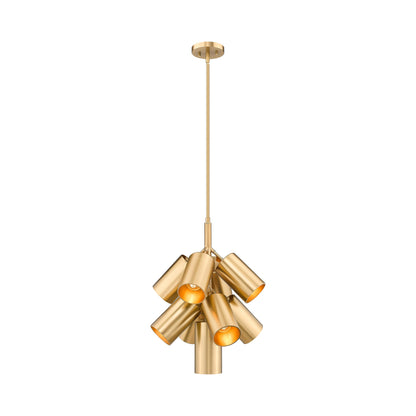Lumina Chandelier in Modern Gold (9-Light).