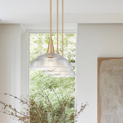 Lunelle Linear Chandelier in Detail.