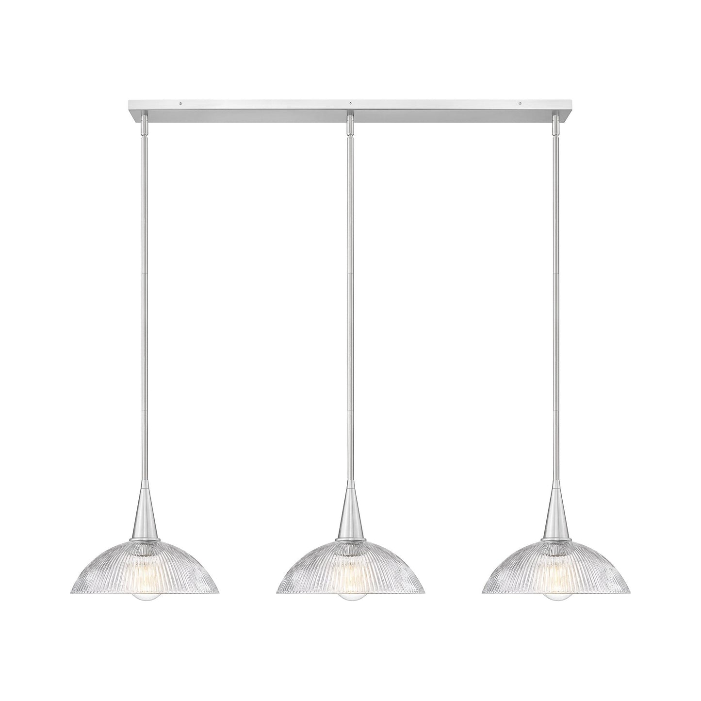 Lunelle Linear Chandelier in Detail.