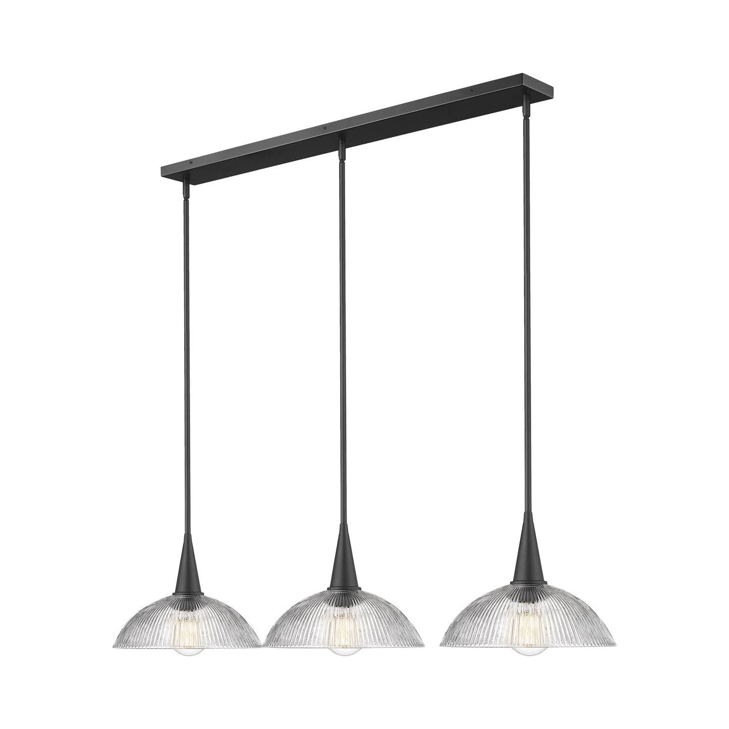 Lunelle Linear Chandelier in Detail.