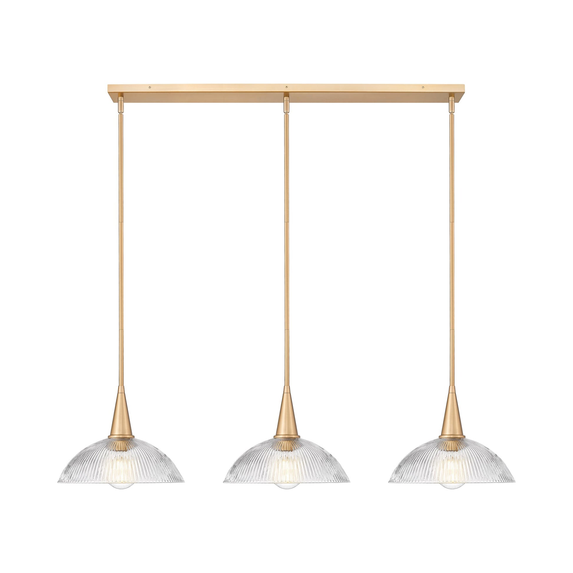 Lunelle Linear Chandelier in Detail.