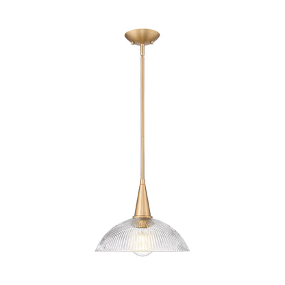 Lunelle Pendant Light in Modern Gold (12-Inch).